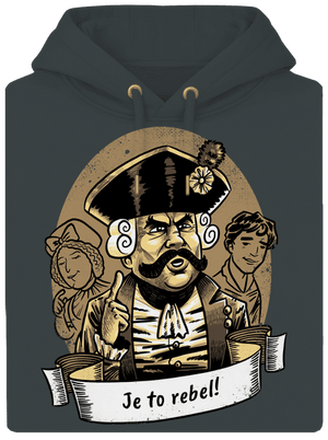 B14: S čerty nejsou žerty unisex mikina premium Charcoal