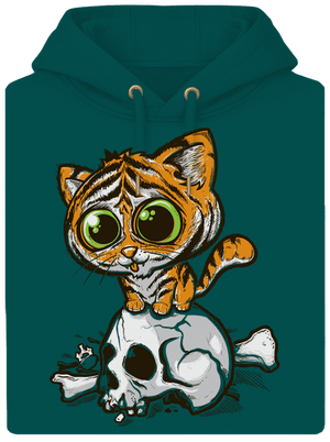 Tygřík unisex mikina premium Emerald Green