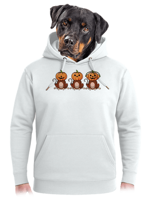 Halloween opičky unisex mikina premium Snowwhite