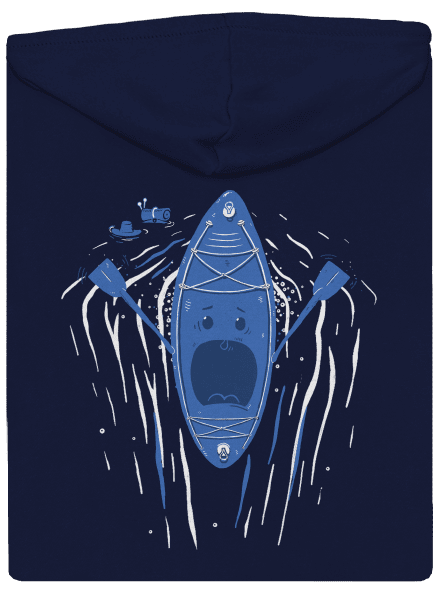 Ahhhh! pánská mikina na zip Navy