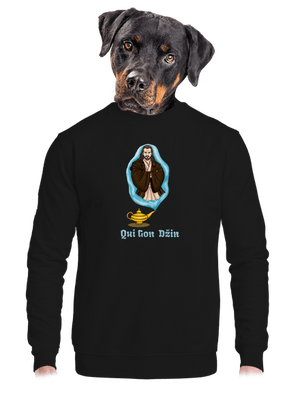 unisex mikina bez kapuce