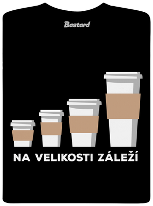 Na velikosti záleží pánské dlouhý rukáv Black