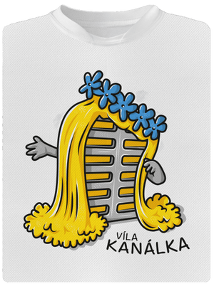 Víla Kanálka dětské sportovní tričko White