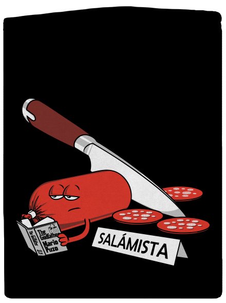 Salámista dámská mikina na zip Black