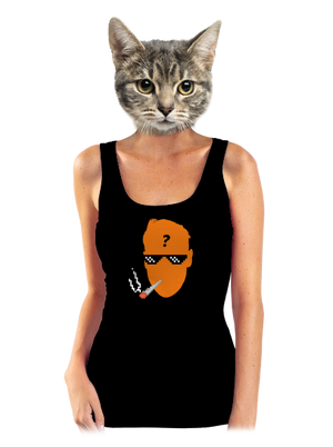 Thug life dámské tílko klasické Black