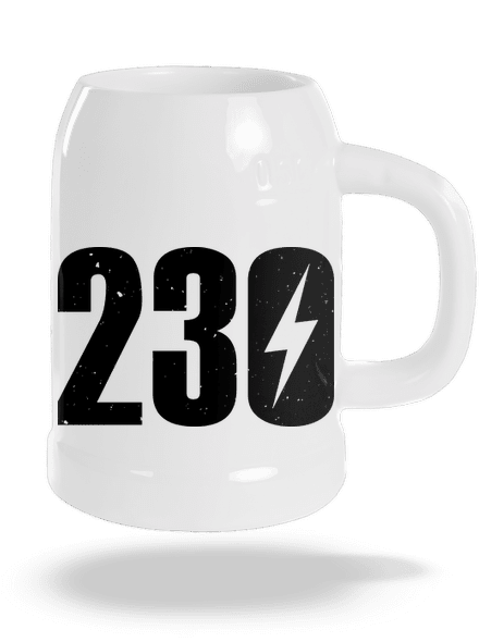 230 V půllitr White