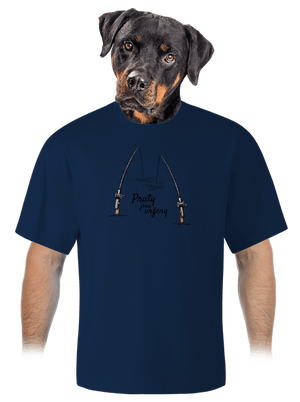 Pruty jsou vrženy unisex tričko oversized Midnight Blue