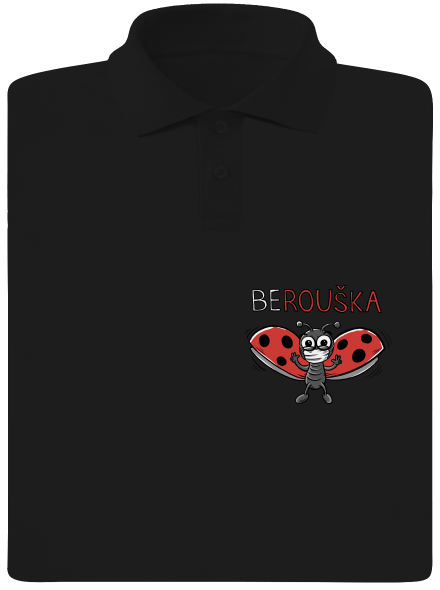 Berouška pánská polokošile Black
