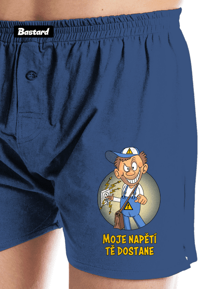 Moje napětí pánské trenky Blue
