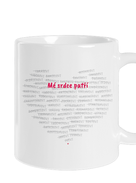 Mé srdce patří klasický hrnek White