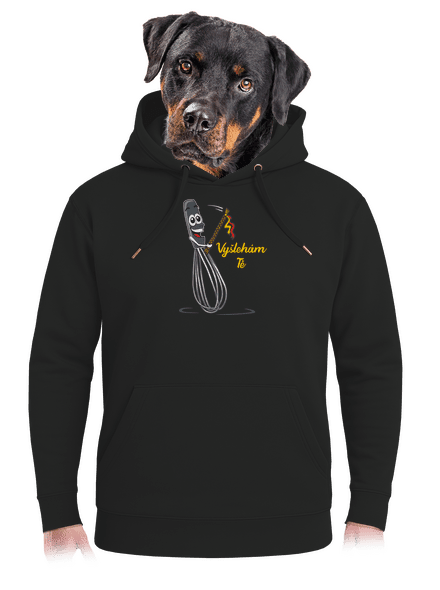 Vyšlehám Tě! unisex mikina premium Dark Black