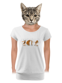 dámské tričko s lemem