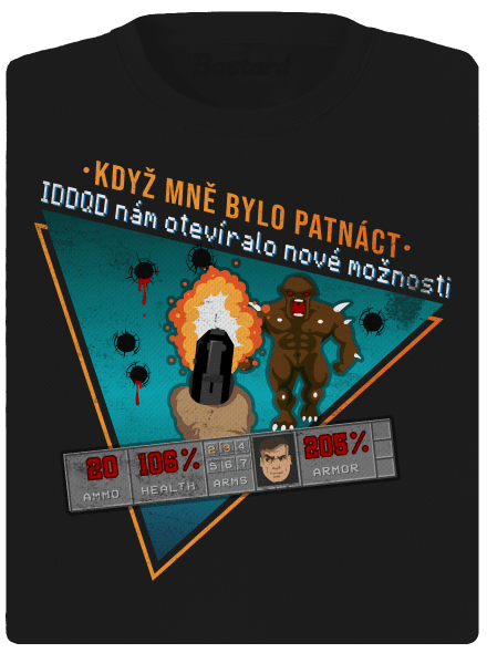 B15: Doom dámské sportovní tričko Black