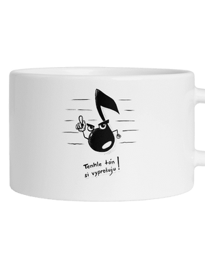 Tón hrnek makronka White