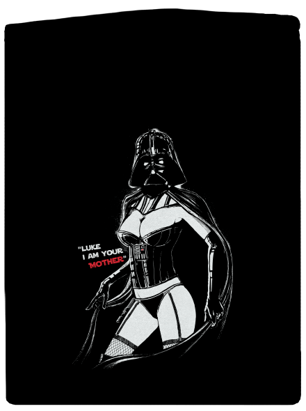 Mrs. Vader dámská mikina na zip Black