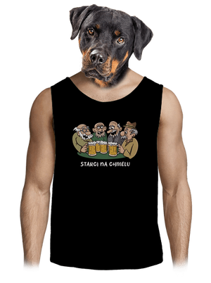 Starci na chmelu pánské tílko Black