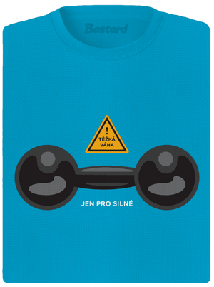 Těžká váha dámské sportovní tričko Blue Atol