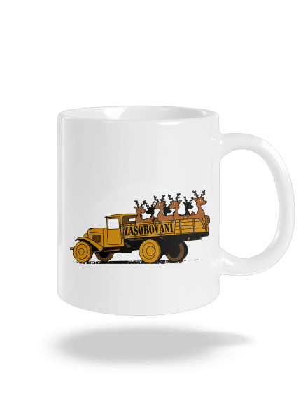 Zásobování klasický hrnek White