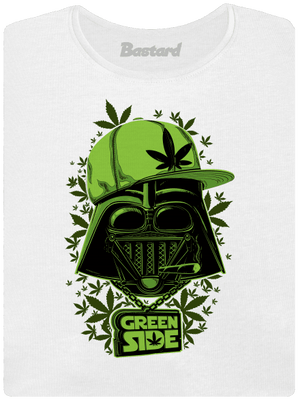 Green Side dámské tričko s lemem White