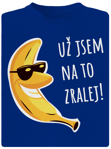Jsem zralej pánské sportovní tričko Royal Blue Mal