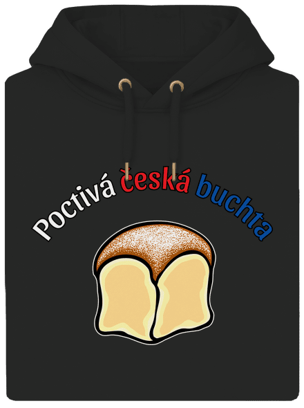 Poctivá buchta a klobása unisex mikina premium Dark Black