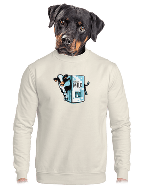 unisex mikina bez kapuce