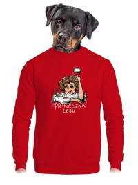 unisex mikina bez kapuce