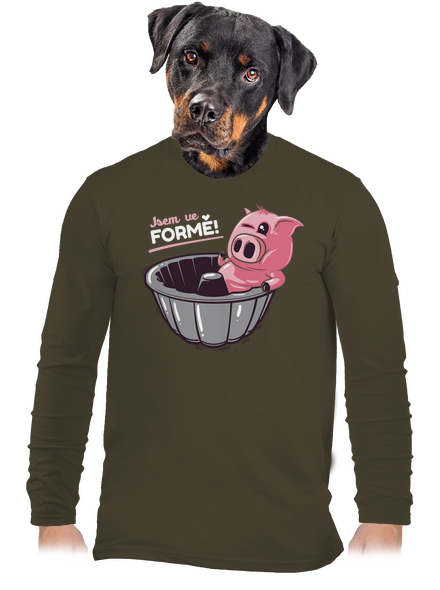 Ve formě pánské dlouhý rukáv Urban Khaki