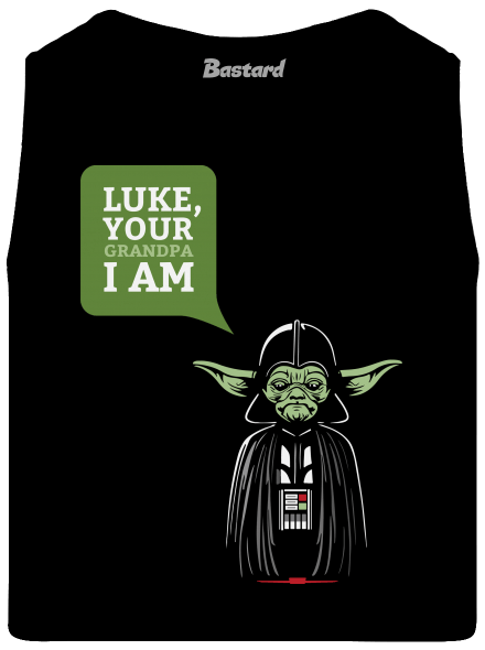 Mr. Yoda: Your grandpa I am pánské tílko Black