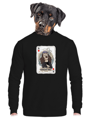 unisex mikina bez kapuce