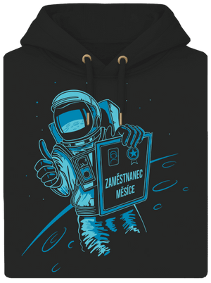 Zaměstnanec měsíce unisex mikina premium Dark Black