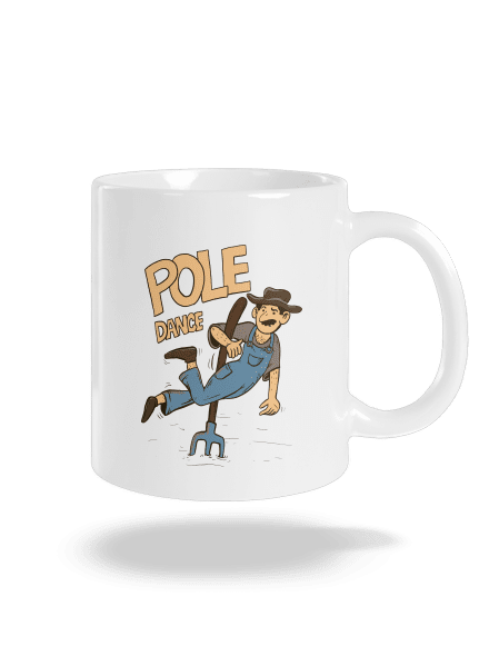 Pole Dance klasický hrnek White