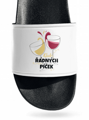 Klub řádných píček pantofle White