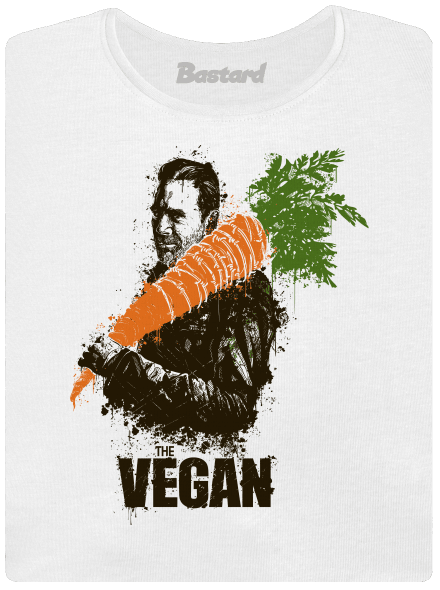 Vegan dámské tričko s lemem White