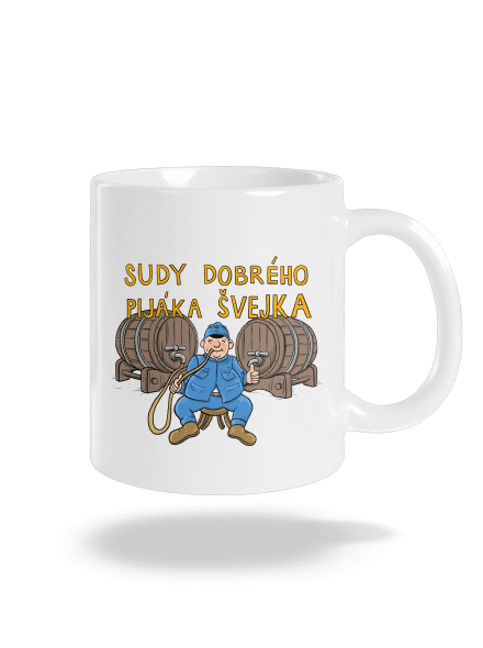 Sudy dobrého pijáka Švejka klasický hrnek White