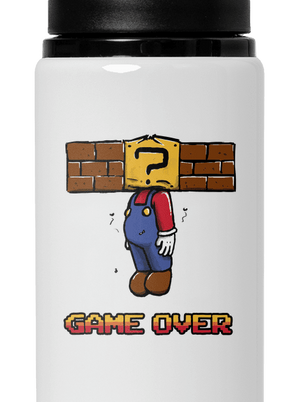 Game over lahev na vodu White