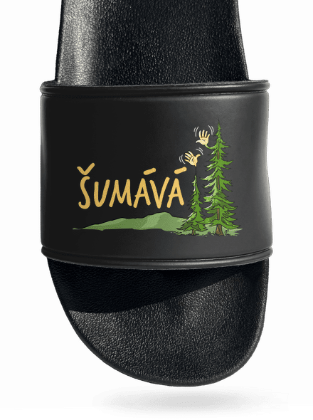 Šumává pantofle Black