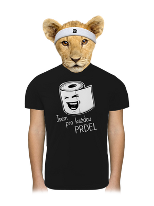 Prdel dětské sportovní tričko Black
