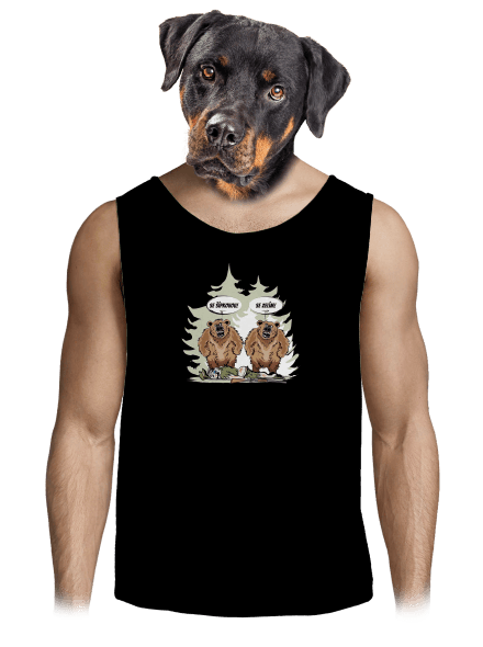 Medvědi pánské tílko Black