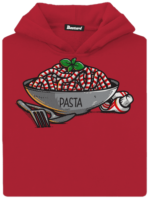 Pasta dětská mikina klokanka Fire Red