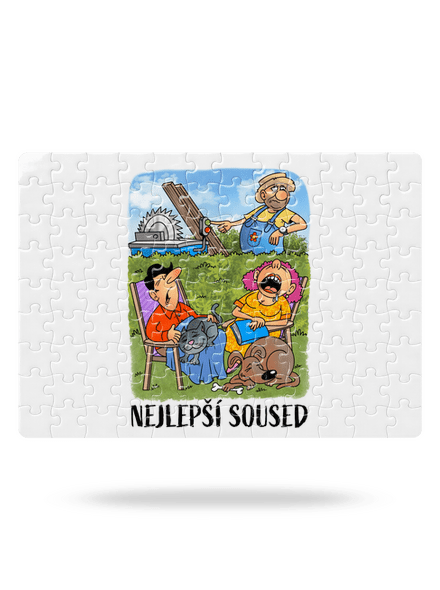Nejlepší soused puzzle White