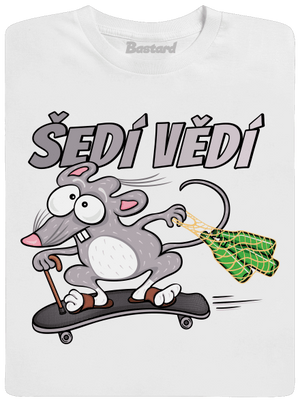 Šedí vědí - myšák dětské tričko White