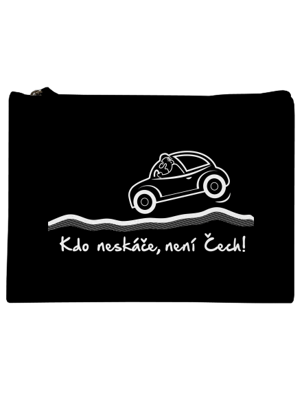 Kdo neskáče taštička Black