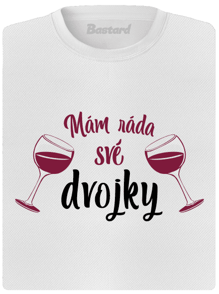 Dvojky dámské sportovní tričko White