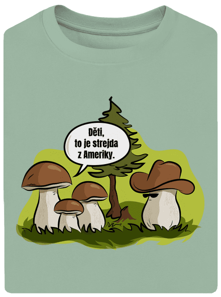 Strejda z Ameriky unisex tričko oversized Sage