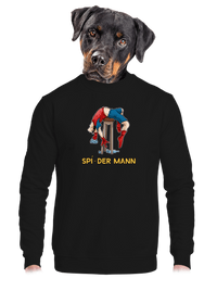 unisex mikina bez kapuce