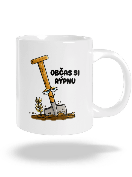 Občas si rýpnu velký hrnek White