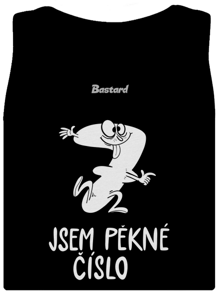 Jsem pěkné číslo dámské tílko klasické Black