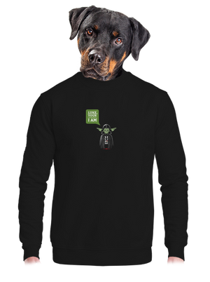 unisex mikina bez kapuce