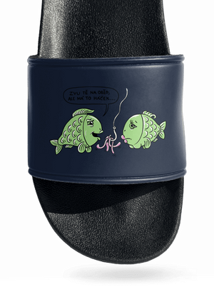 Háček pantofle Navy